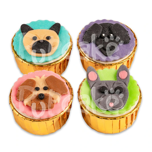Pawtoon Doggy Face Cupcakes