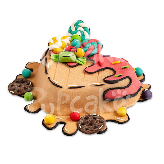 Pawtoon Heart Cake