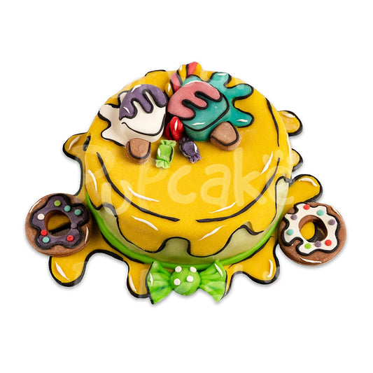 Pawtoon Splash Cake