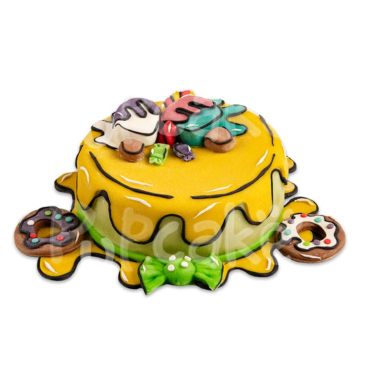 Pawtoon Splash Cake