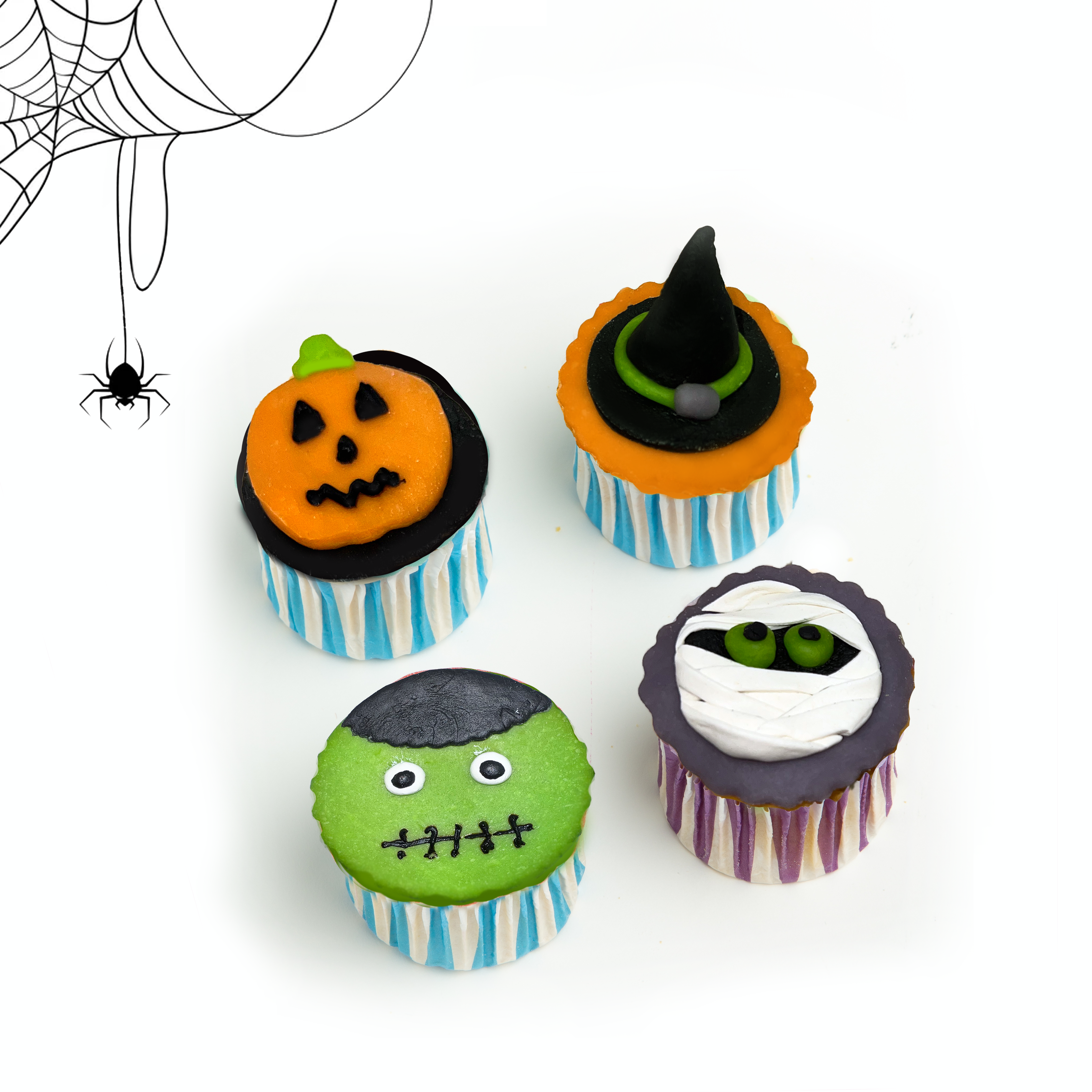 Halloween Pupcakes (4 PCS)