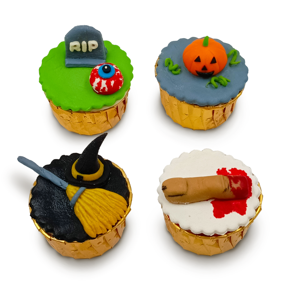 Halloween Pupcakes (4 PCS)