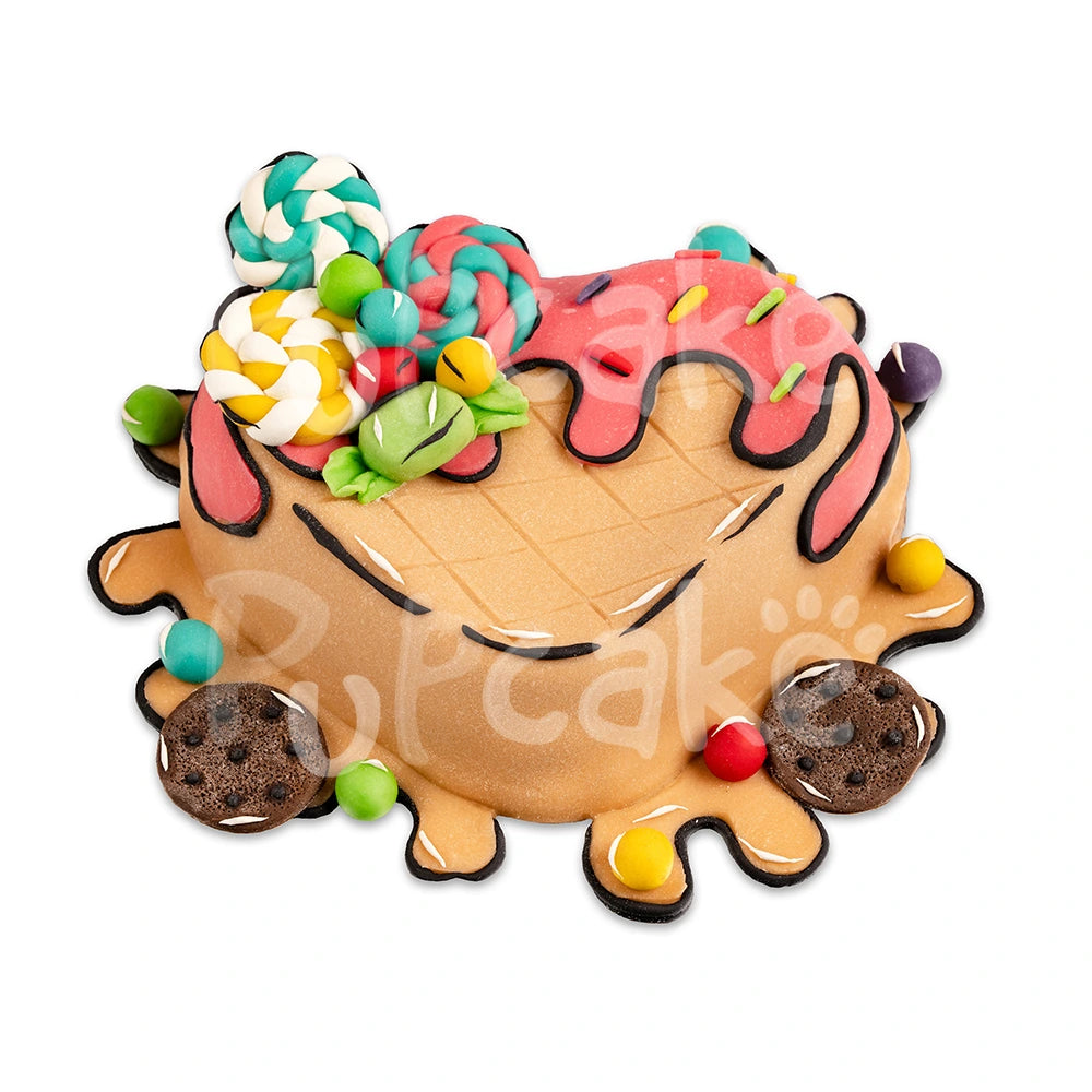 Pawtoon Heart Cake