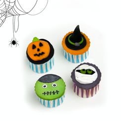 Halloween Pupcakes (4 PCS)